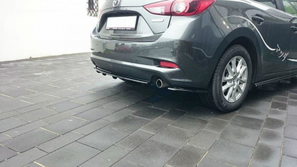 Splittery zadní boční Mazda 3 BM (Mk3) Facelift 2017-  černý lesklý plast