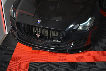 Spojler pod nárazník lipa MASERATI QUATTROPORTE MK.6 (2013-2016) černý lesklý plast