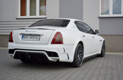 Prahové lišty MASERATI QUATTROPORTE MK5 FACELIFT 2009- 2012 černý lesklý plast