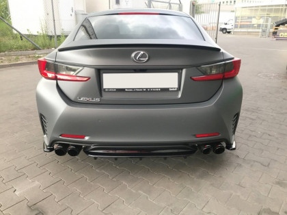 Difuzor zadního nárazníku V.2 Lexus RC 2014- černý lesklý plast