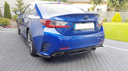 Difuzor zadního nárazníku V.2 Lexus RC 2014- černý lesklý plast