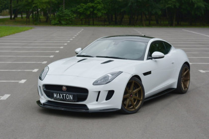 Spojler pod nárazník lipa JAGUAR F-TYPE 2013-2016 černý lesklý plast