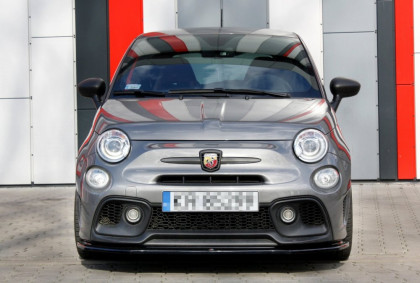 Spojler pod přední nárazník lipa FIAT 500 ABARTH MK1 FACELIFT 2016- černý lesklý plast