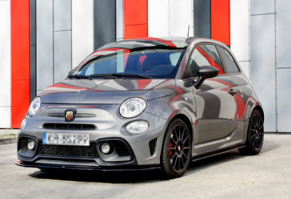 Spojler pod přední nárazník lipa FIAT 500 ABARTH MK1 FACELIFT 2016- černý lesklý plast