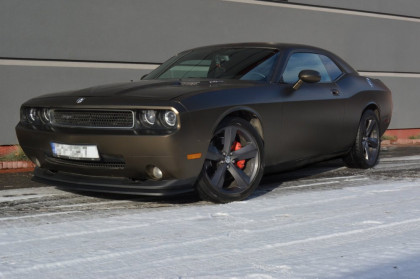 Spojler pod přední nárazník lipa DODGE CHALLENGER 3RD-GEN. PHASE-I SRT8 COUPE (2008-2014) černý lesklý plast