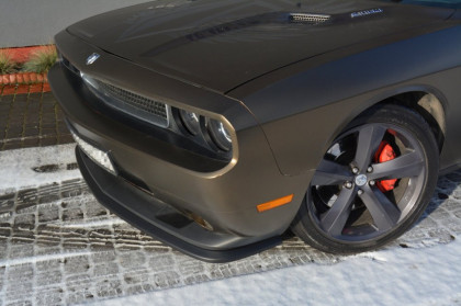 Spojler pod přední nárazník lipa DODGE CHALLENGER 3RD-GEN. PHASE-I SRT8 COUPE (2008-2014) černý lesklý plast