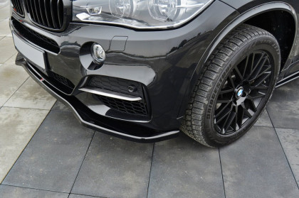 Spojler pod přední nárazník lipa V.1 BMW X5 F15 M50d 2013-2018 carbon look