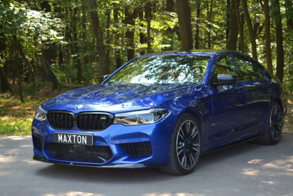 Spojler pod přední nárazník lipa BMW M5 F90 2017- černý lesklý plast