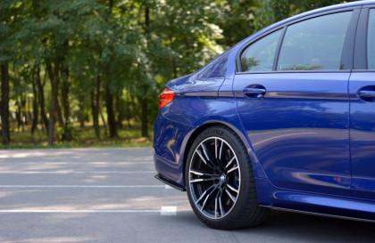 Splittery zadní boční BMW M5 F90 2017- černý lesklý plast