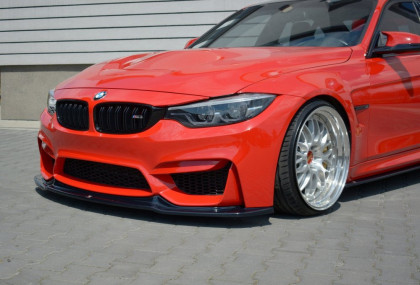 Spojler pod přední nárazník lipa BMW M3 F80 2014- černý lesklý plast