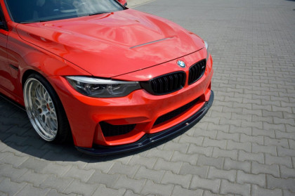 Spojler pod přední nárazník lipa BMW M3 F80 2014- černý lesklý plast