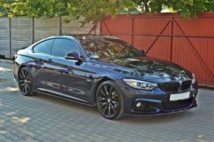 Prahové lišty BMW 4 F32 M-PACK 2013 - carbon look