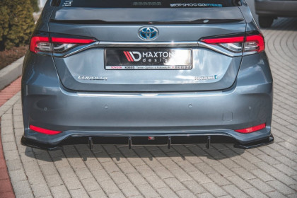 Splittery zadní boční Toyota Corolla XII Sedan 2019- černý lesklý plast