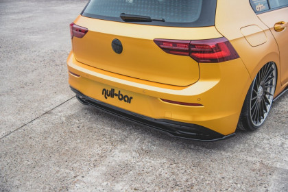 Podspoiler zadního nárazníku VW Golf 8 2019- černý lesklý plast