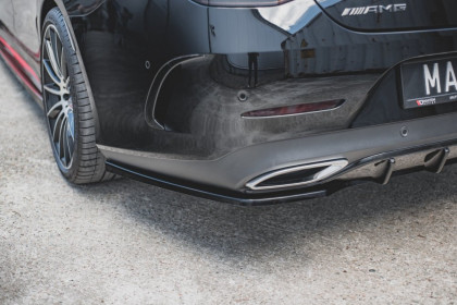 Splitter zadní Mercedes-Benz CLS AMG-Line C257  černý lesklý plast