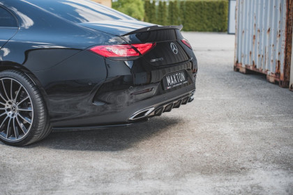 Spoiler zadního nárazníku - difuzor  Mercedes-Benz CLS AMG-Line C257  carbon look