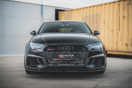 Spojler pod nárazník lipa V.4 Audi RS3 8V Facelift carbon look