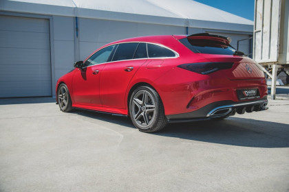 Prahové lišty Mercedes-Benz CLA AMG-Line C118 černý lesklý plast