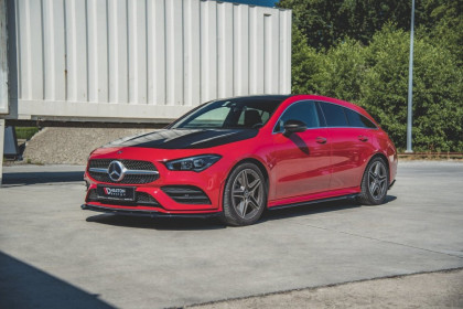 Prahové lišty Mercedes-Benz CLA AMG-Line C118 černý lesklý plast