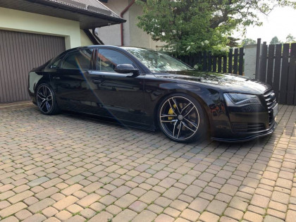 Prahové lišty Audi A8 Long D4 carbon look