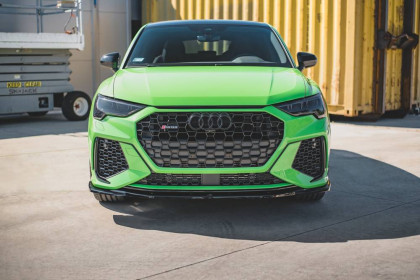 Spojler pod nárazník lipa V.2 Audi RSQ3 (F3) černý lesklý plast