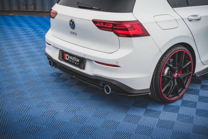 Spoiler zadního nárazníku Volkswagen Golf 8 GTI černý lesklý plast