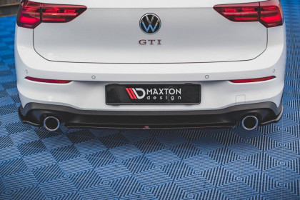 Spoiler zadního nárazníku Volkswagen Golf 8 GTI černý lesklý plast