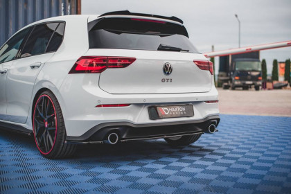 Spoiler zadního nárazníku Volkswagen Golf 8 GTI černý lesklý plast