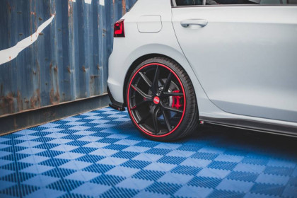 Splittery zadní boční Volkswagen Golf 8 GTI carbon look