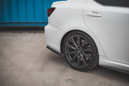 Splittery zadní boční Lexus IS F Mk2 černý lesklý plast