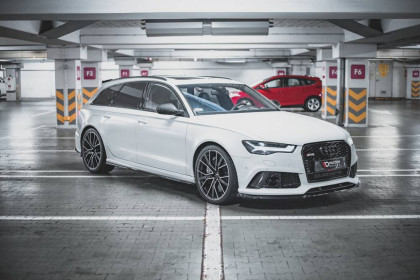 Prahové lišty V.2 Audi RS6 C7 carbon look