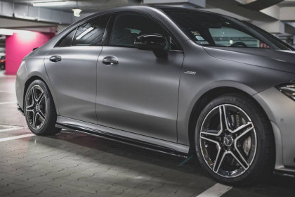 Prahové lišty Mercedes-AMG CLA 35 / 45 C118 černý lesklý plast