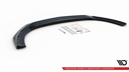 Spojler pod nárazník lipa V.1 Mercedes-AMG CLA 35 Aero C118 černý lesklý plast