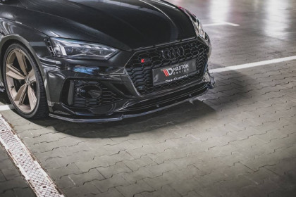 Spojler pod nárazník lipa V.2 Audi RS5 F5 Facelift carbon look