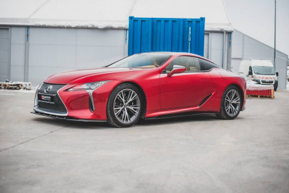 Prahové lišty Lexus LC 500 černý lesklý plast