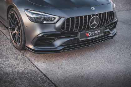 Spojler pod nárazník lipa V.2 Mercedes-AMG GT 53 4-Door Coupe černý lesklý plast