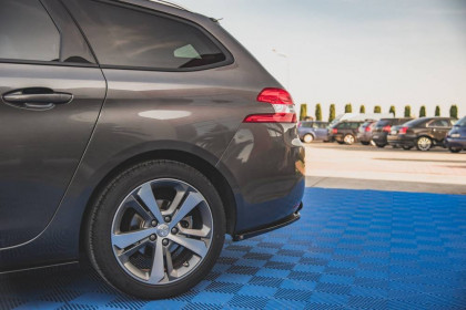 Splittery zadní boční Peugeot 308 SW Mk2 Facelift carbon look