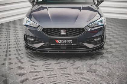 Spojler pod nárazník lipa V.2 Seat Leon FR Mk4 černý lesklý plast