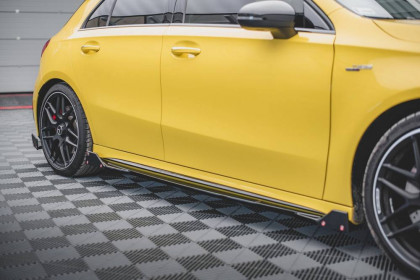 Prahové lišty + Flaps V.2 Mercedes-AMG A45 S carbon look