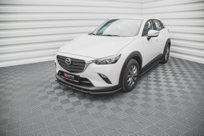 Spojler pod nárazník lipa V.2 Mazda CX-3 černý lesklý plast