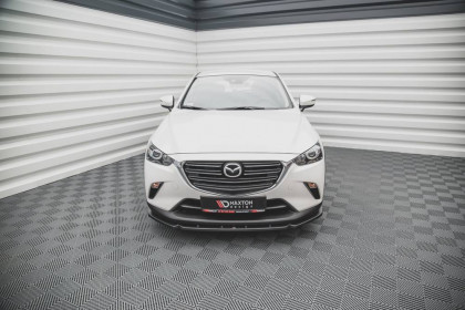 Spojler pod nárazník lipa V.2 Mazda CX-3 černý lesklý plast