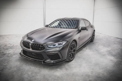 Spojler pod nárazník lipa V.3 BMW M8 Gran Coupe F93 černý lesklý plast