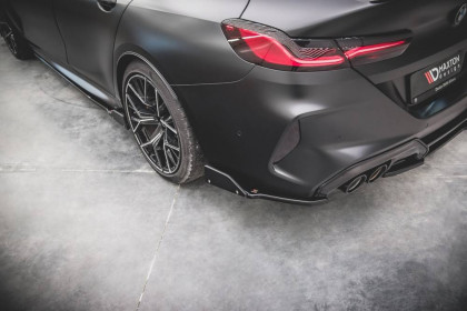 Splittery zadní boční + Flaps V.1 BMW M8 Gran Coupe F93 carbon look