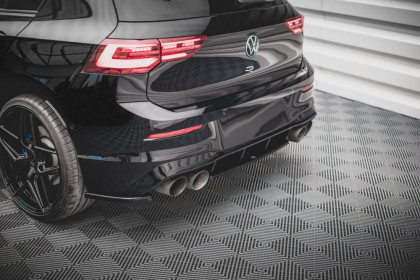 Splittery zadní boční Volkswagen Golf R Mk8 carbon look