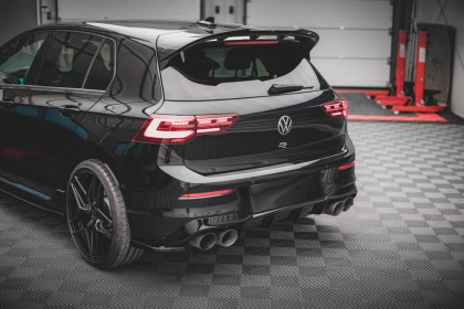 Splittery zadní boční V.2 Volkswagen Golf R Mk8 černý lesklý plast