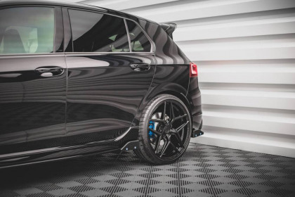 Prahové lišty + Flaps V.2 Volkswagen Golf R Mk8 černý lesklý plast