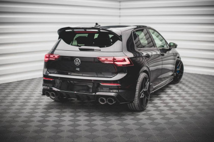 Splittery zadní boční V.3 Volkswagen Golf R Mk8 černý lesklý plast