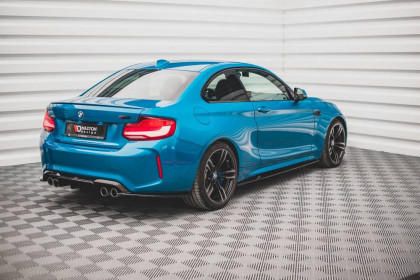 Prahové lišty V.2 BMW M2 F87 černý lesklý plast