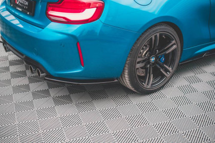 Splittery zadní boční V.2 BMW M2 F87 černý lesklý plast