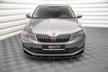 Spojler pod nárazník lipa V.2 Škoda Octavia Mk3 Facelift carbon look